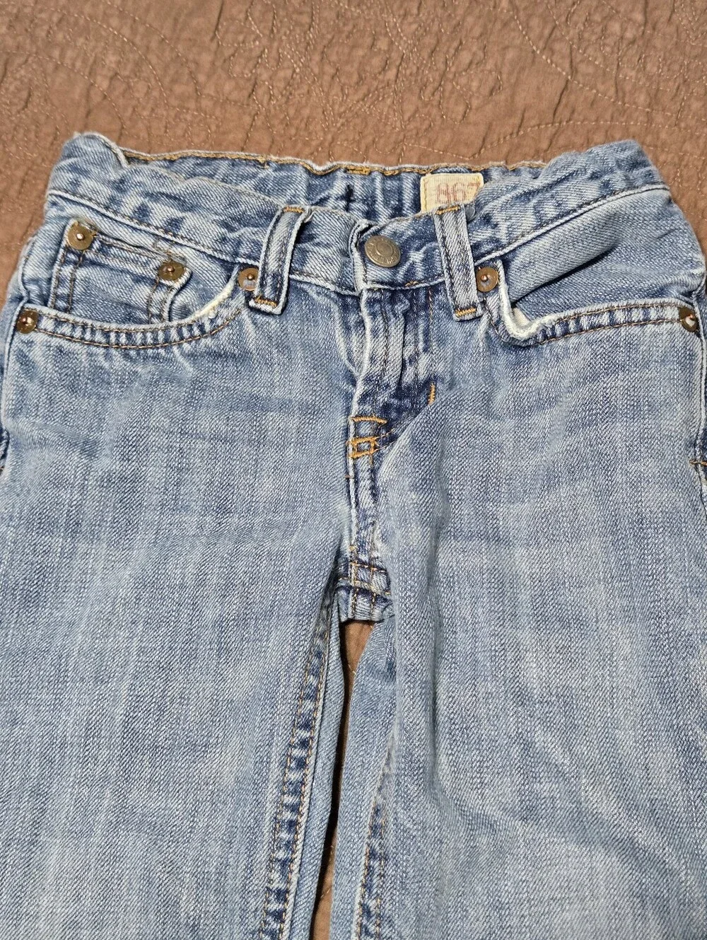 Polo Ralph Lauren Sullivan Slim Toddler Boys Distressed Blue Jeans Size 4T Y4